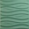 Ekena Millwork 19 5/8in. W x 19 5/8in. H Swell EnduraWall Decorative 3D Wall Panel Covers 2.67 Sq. Ft. WP20X20SSFSM - alternate 1